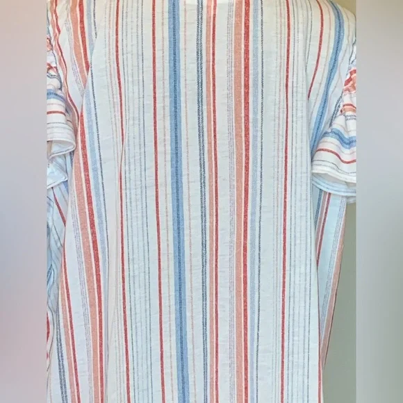 LAST ONE! Cute and fun striped top-New without tag! - Picture 3 of 3